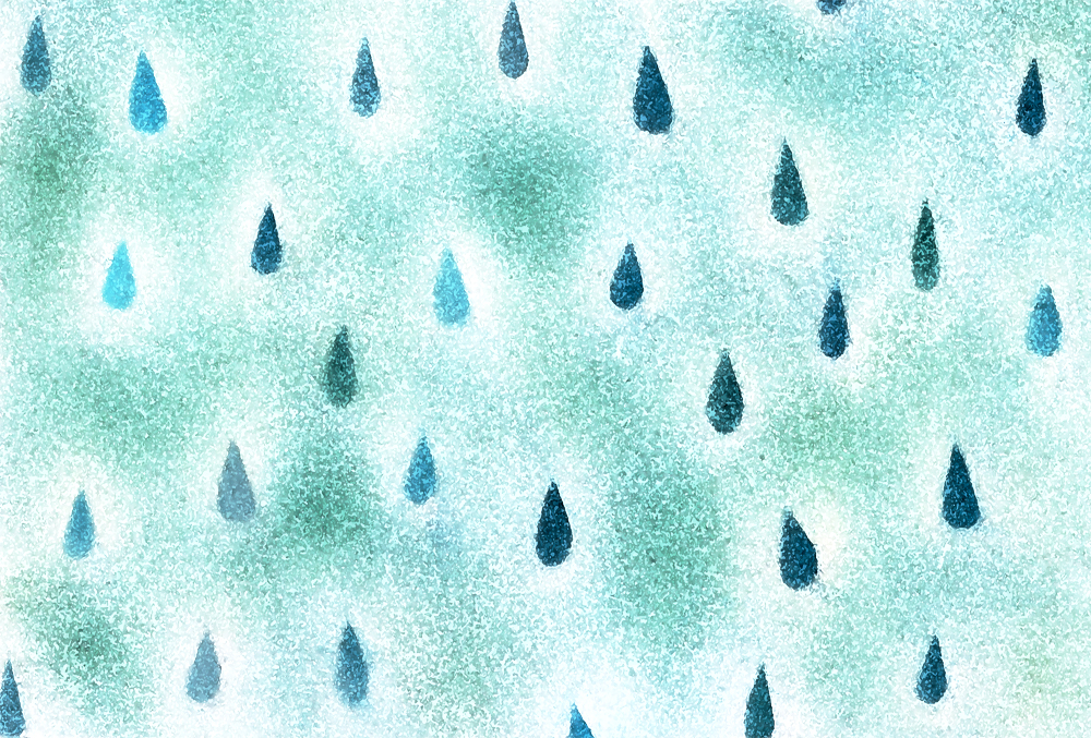 雨のパターン模様
